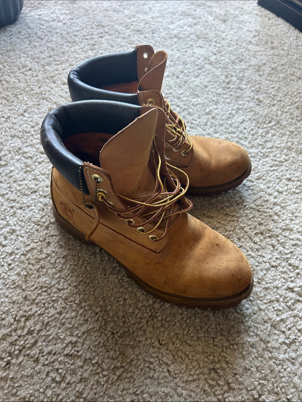 Timberland Wheat-Tan Men's Leather Work Boots